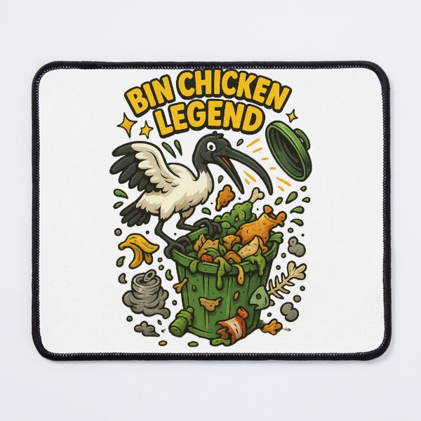 Item preview, Bin Chicken Legend Shirt - Funny Aussie Urban Meme Tee 2025 designed and sold by GeniePixel.