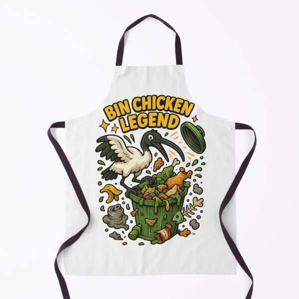 Item preview, Bin Chicken Legend Shirt - Funny Aussie Urban Meme Tee 2025 designed and sold by GeniePixel.