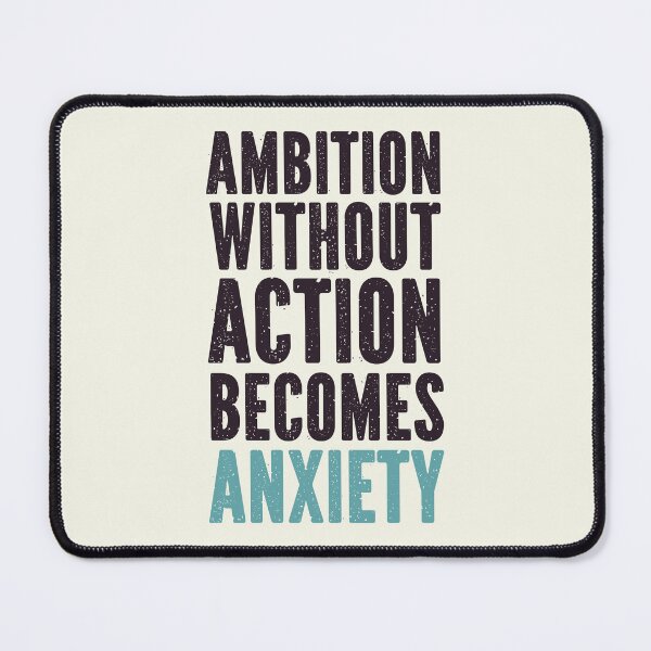 Item preview, Ambition Without Action Becomes Anxiety Quote Retro Vintage designed and sold by hiacynto.