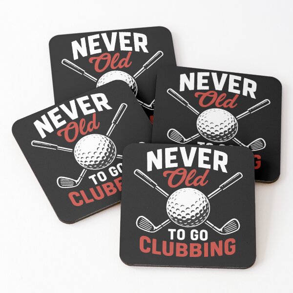Item preview, Never Old To Go Clubbing Funny Golf Design designed and sold by LuminOrb.