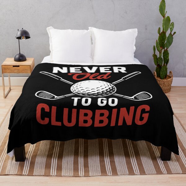 Item preview, Never Old To Go Clubbing Funny Golf Design designed and sold by LuminOrb.