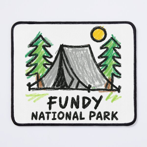Item preview, Hand Drawn Fundy National Park Tidal Cliffs Wilderness Retreat designed and sold by Star3NowForMe.