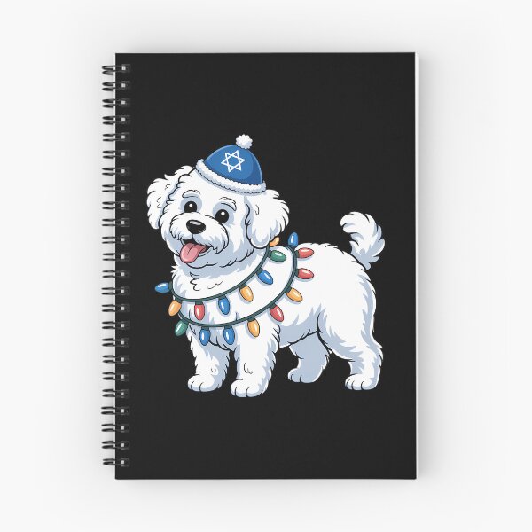 Item preview, Bichon Frise Dreidel Light Hanukkah Happy Chanukkah designed and sold by brynatshop.