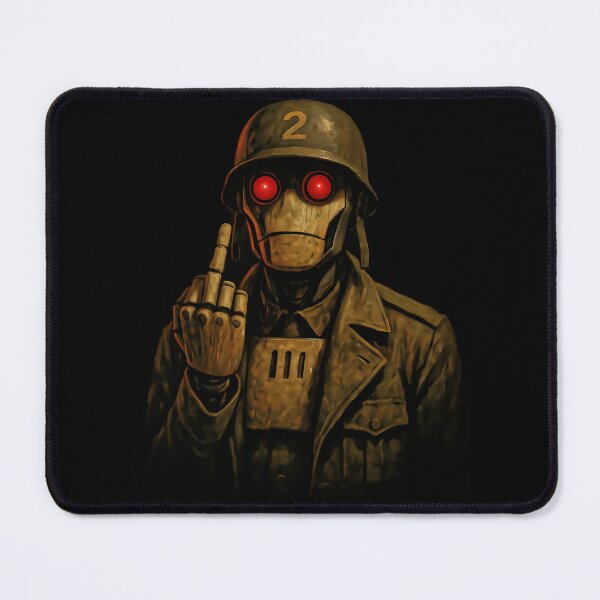 Item preview, GI ROBOT Flipping The Bird Meme designed and sold by AnneRobel.