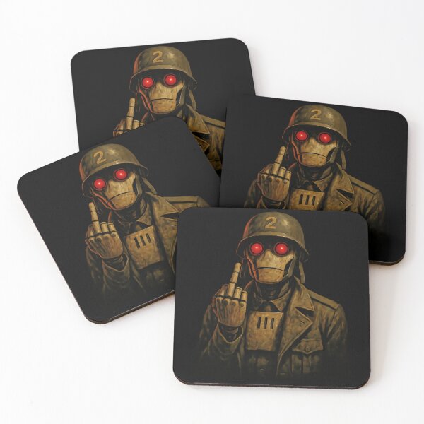 Item preview, GI ROBOT Flipping The Bird Meme designed and sold by AnneRobel.