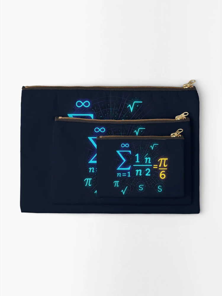 Thumbnail 2 of 4, Zipper Pouch, The Basel Problem designed and sold by Bellassi.