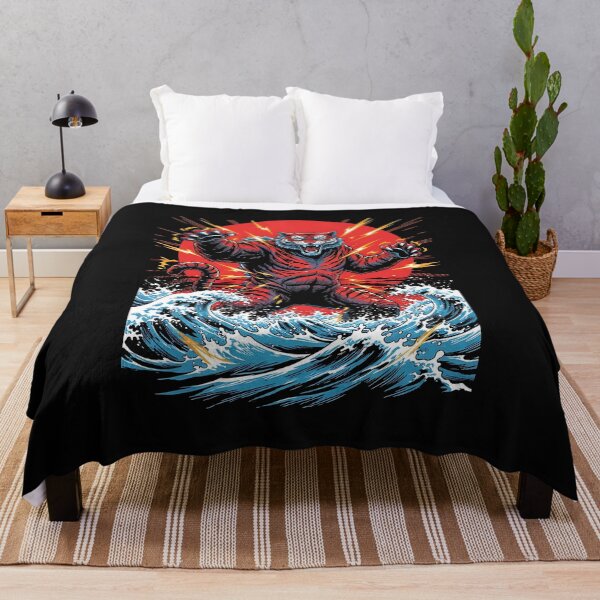 Item preview, Japanese Cat Art Monster Wave Funny Cat For Men Women Kids designed and sold by merlinnears.