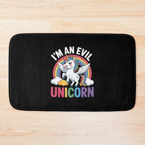 Item preview, I'm An Evil Unicorn Rainbow Lover Spooky Halloween Unicorn  designed and sold by GGrizeldaRivas.