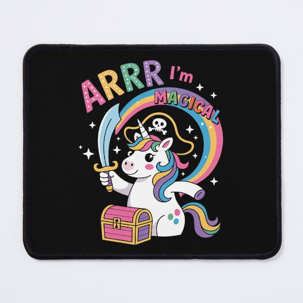 Item preview, I'm Magical Caribbean Freebooter Toddler Girl Unicorn Pirate  designed and sold by GGrizeldaRivas.