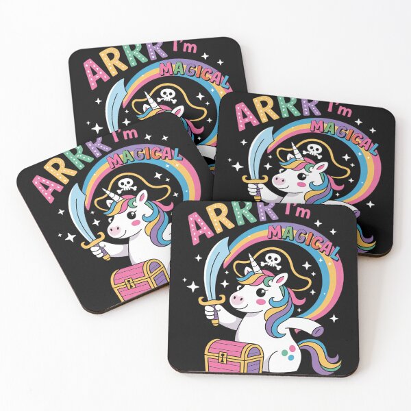 Item preview, I'm Magical Caribbean Freebooter Toddler Girl Unicorn Pirate  designed and sold by GGrizeldaRivas.