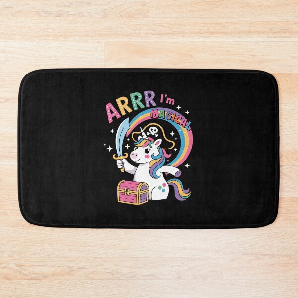 Item preview, I'm Magical Caribbean Freebooter Toddler Girl Unicorn Pirate  designed and sold by GGrizeldaRivas.