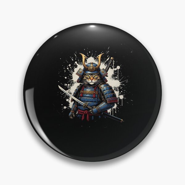 Item preview, Japanese Cat Warrior Samurai Ukiyo-E Art Men Boys Kids Women designed and sold by merlinnears.