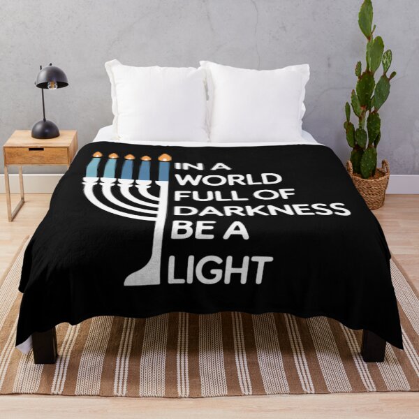 Item preview, Be A Light Happy Hanukkah designed and sold by brynatshop.