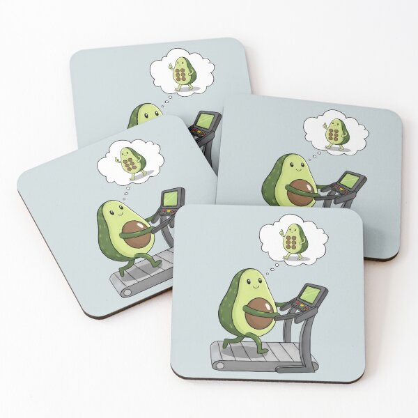 Item preview, Avo-Cardio Dreams – Funny Avocado Workout Design designed and sold by SidTastic .
