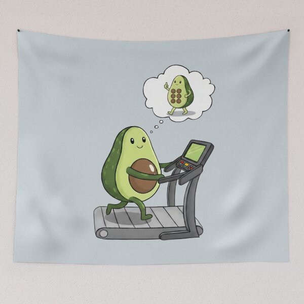 Item preview, Avo-Cardio Dreams – Funny Avocado Workout Design designed and sold by SidTastic .