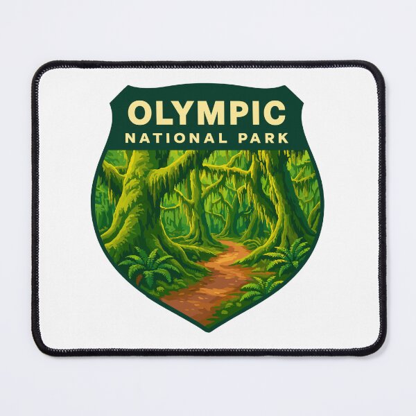 Item preview, Olympic National Park Retro Sticker designed and sold by Ismeal Von.