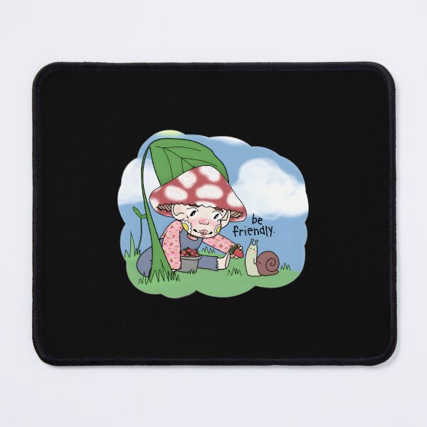 Item preview, Sharing Is Caring — Mushroom & Snail designed and sold by JodanySejour.