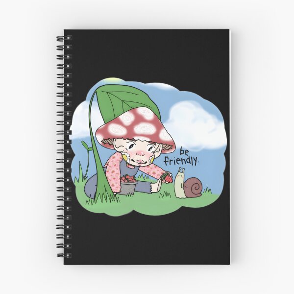 Item preview, Sharing Is Caring — Mushroom & Snail designed and sold by JodanySejour.