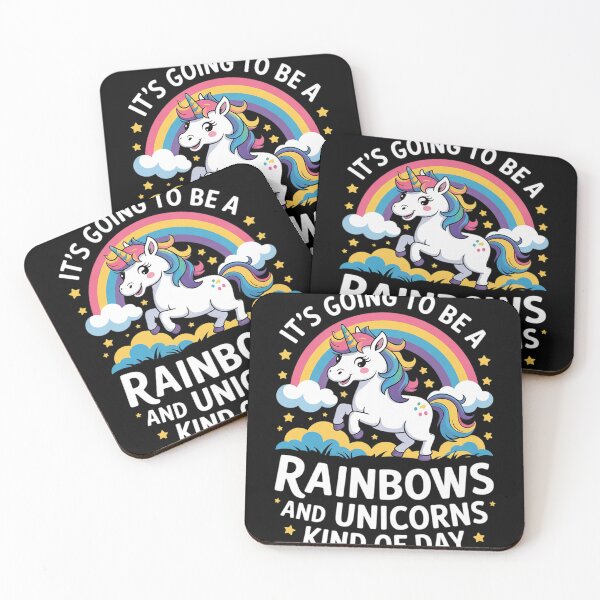 Item preview, It's Going To Be A Rainbows and Unicorns Day - Unicorn  designed and sold by GGrizeldaRivas.