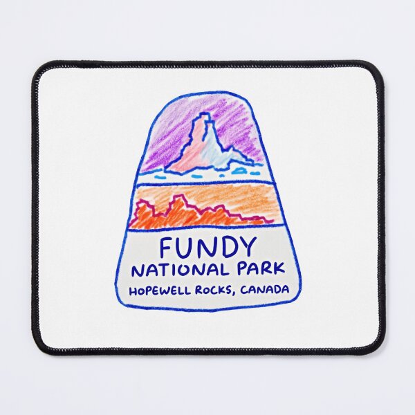 Item preview, Hand Drawn Fundy National Park New Brunswick Atlantic Coastal Voyage designed and sold by Star3NowForMe.