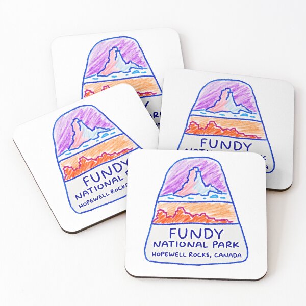 Item preview, Hand Drawn Fundy National Park New Brunswick Atlantic Coastal Voyage designed and sold by Star3NowForMe.