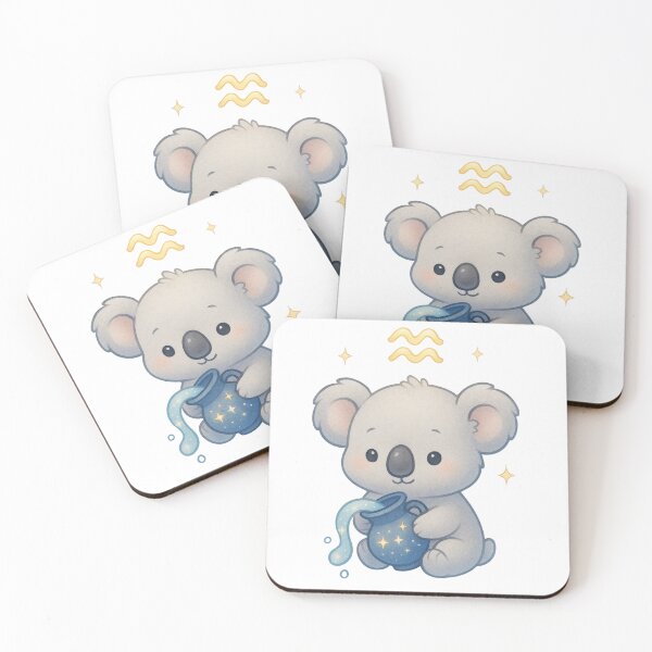 Item preview, Aquarius – Cute Aquarius Koala | CutiVerse designed and sold by CutiVerse.