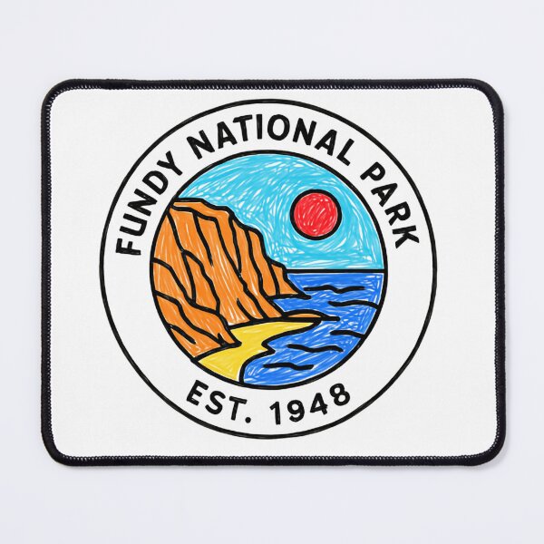 Item preview, Hand Drawn Fundy National Park Tidal Forest Coastal Tracks Wilderness  designed and sold by Star3NowForMe.