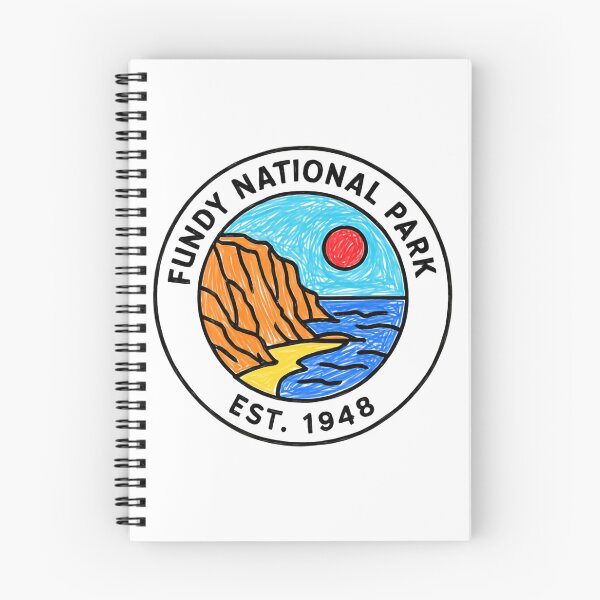 Item preview, Hand Drawn Fundy National Park Tidal Forest Coastal Tracks Wilderness  designed and sold by Star3NowForMe.