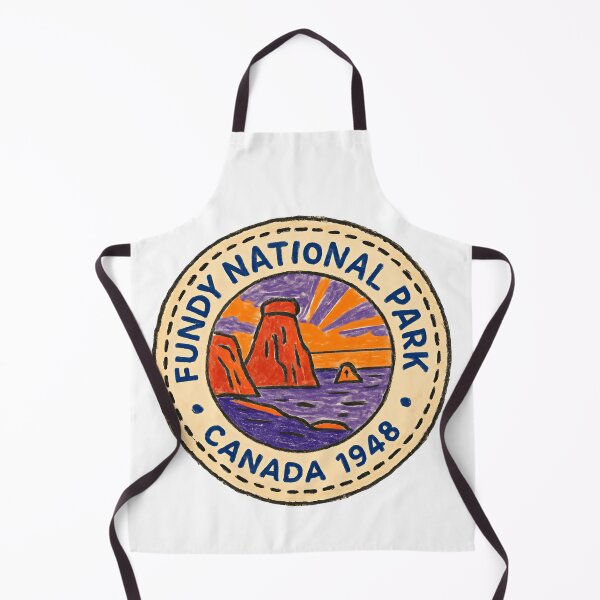 Item preview, Hand Drawn Fundy National Park Pine Coast Maritime Escape Canada est. 1948 designed and sold by Star3NowForMe.