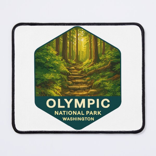 Item preview, Olympic National Park Retro Sticker designed and sold by Ismeal Von.