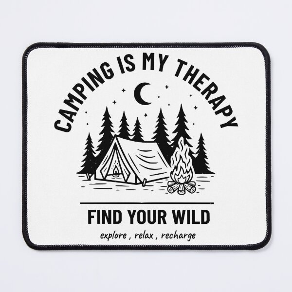 Item preview, Camping is My Therapy - Find Your Wild designed and sold by Enga6.