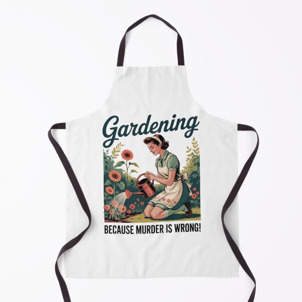 Item preview, Gardening Because Murder Is Wrong designed and sold by Veroniadic.