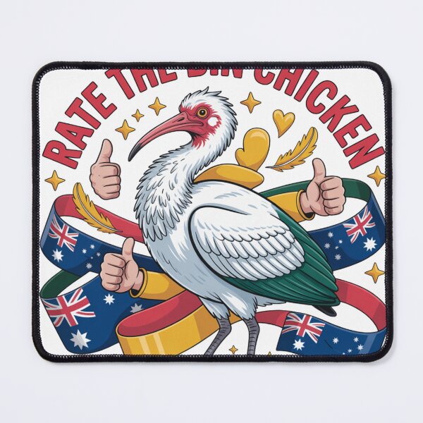 Item preview, Rate the Bin Chicken Shirt - Funny Aussie Rating Meme Tee 2025 designed and sold by GeniePixel.