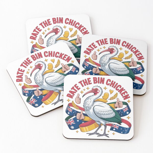 Item preview, Rate the Bin Chicken Shirt - Funny Aussie Rating Meme Tee 2025 designed and sold by GeniePixel.
