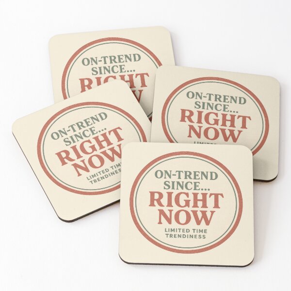 Item preview, On-Trend Since Right Now — Retro Vintage Badge Design designed and sold by Ombrya.
