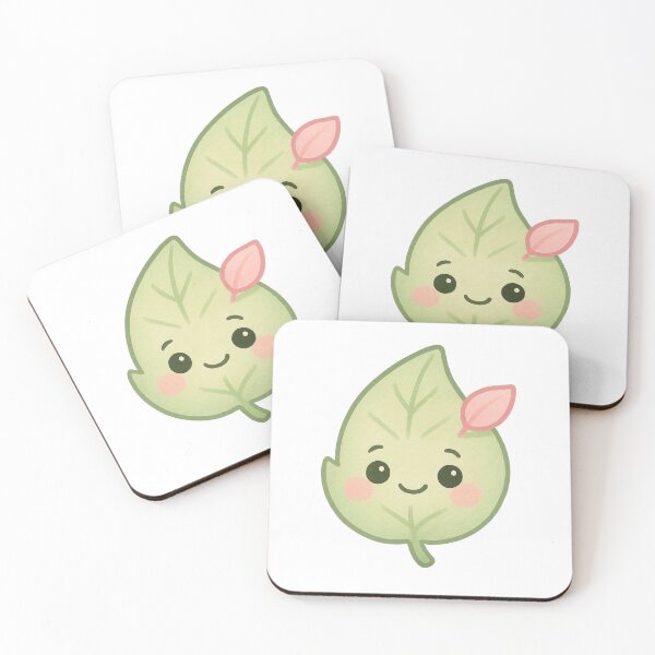 Item preview, Leaf Spirit – Kawaii Pastel Leaf | CutiVerse designed and sold by CutiVerse.