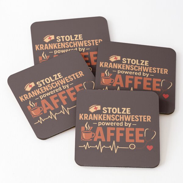 Item preview, Proud nurse powered by coffee designed and sold by Sokono.
