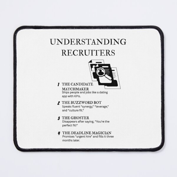Item preview, Understanding Recruiters – Funny Definitions for Hiring Heroes designed and sold by PsyFlow35.