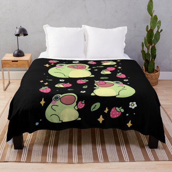 Item preview, Cute Kawaii Pastel Frog with Strawberry designed and sold by JodanySejour.