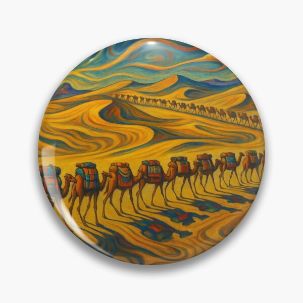 Item preview, Camel caravan in the desert designed and sold by Sokono.