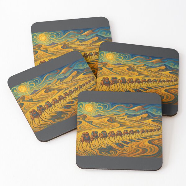 Item preview, Camel caravan in the desert designed and sold by Sokono.
