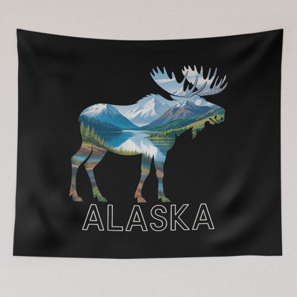 Item preview, Alaska Moose Chugach National Forest State Park designed and sold by Sunset4Bones.