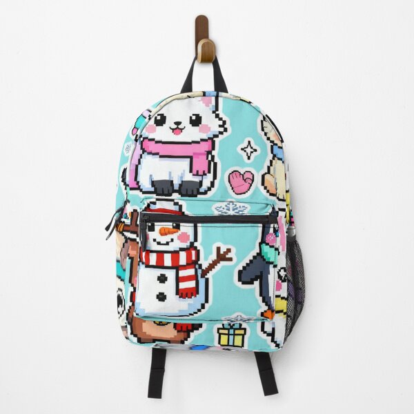 Item preview, Kawaii Pixel Winter Friends Characters designed and sold by MuseAI.