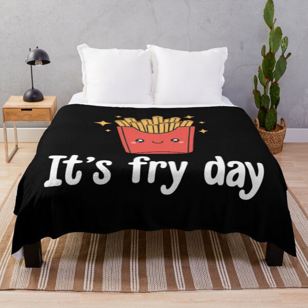 Item preview, It's Fry Day Friday Funny French Fries Fast Food designed and sold by Sunset4Bones.