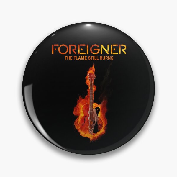 Item preview, Foreigner – The Flame Still Burns (Fire Guitar) designed and sold by ketttitisandnon.