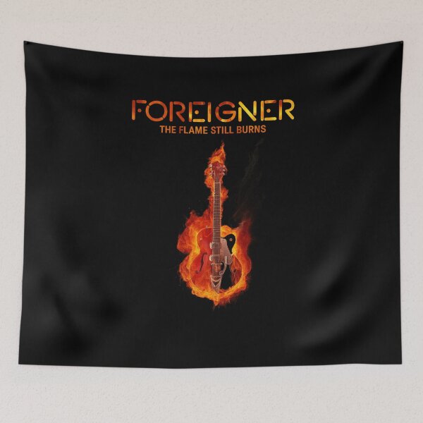 Item preview, Foreigner – The Flame Still Burns (Fire Guitar) designed and sold by ketttitisandnon.