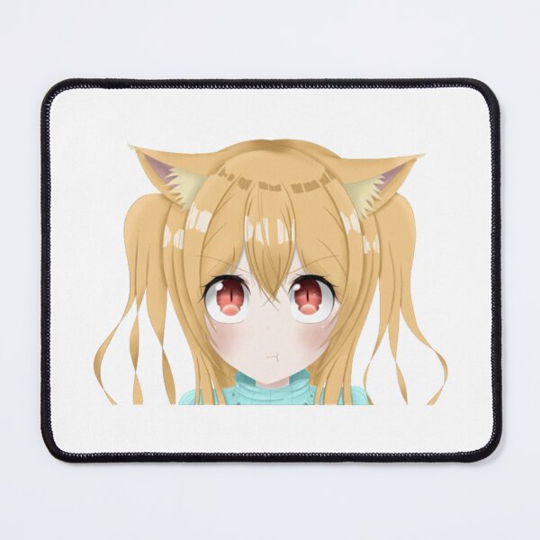 Item preview, Pouting Anime Cat Girl  designed and sold by inhoporiras.