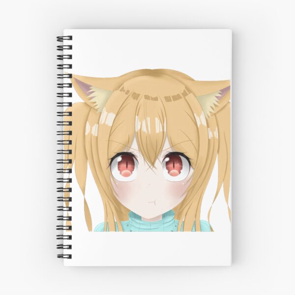 Item preview, Pouting Anime Cat Girl  designed and sold by inhoporiras.