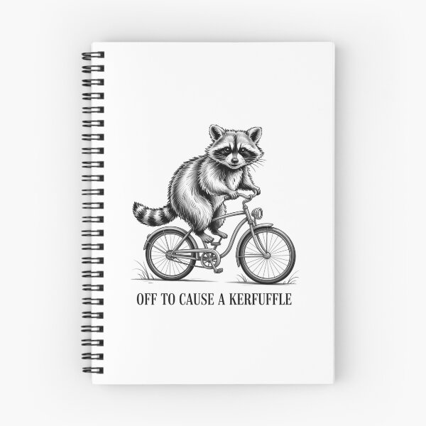 Item preview, Off To Cause A Kerfuffle Raccoon   designed and sold by Veroniadic.