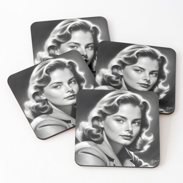 Item preview, Ingrid Bergman designed and sold by WorldofCharcoal.